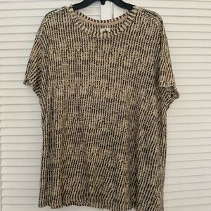 Anthropologie/We The Free top. Very very loose fitting.